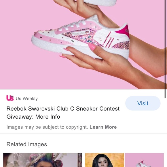 Cardi b reekboks - Picture 2 of 7